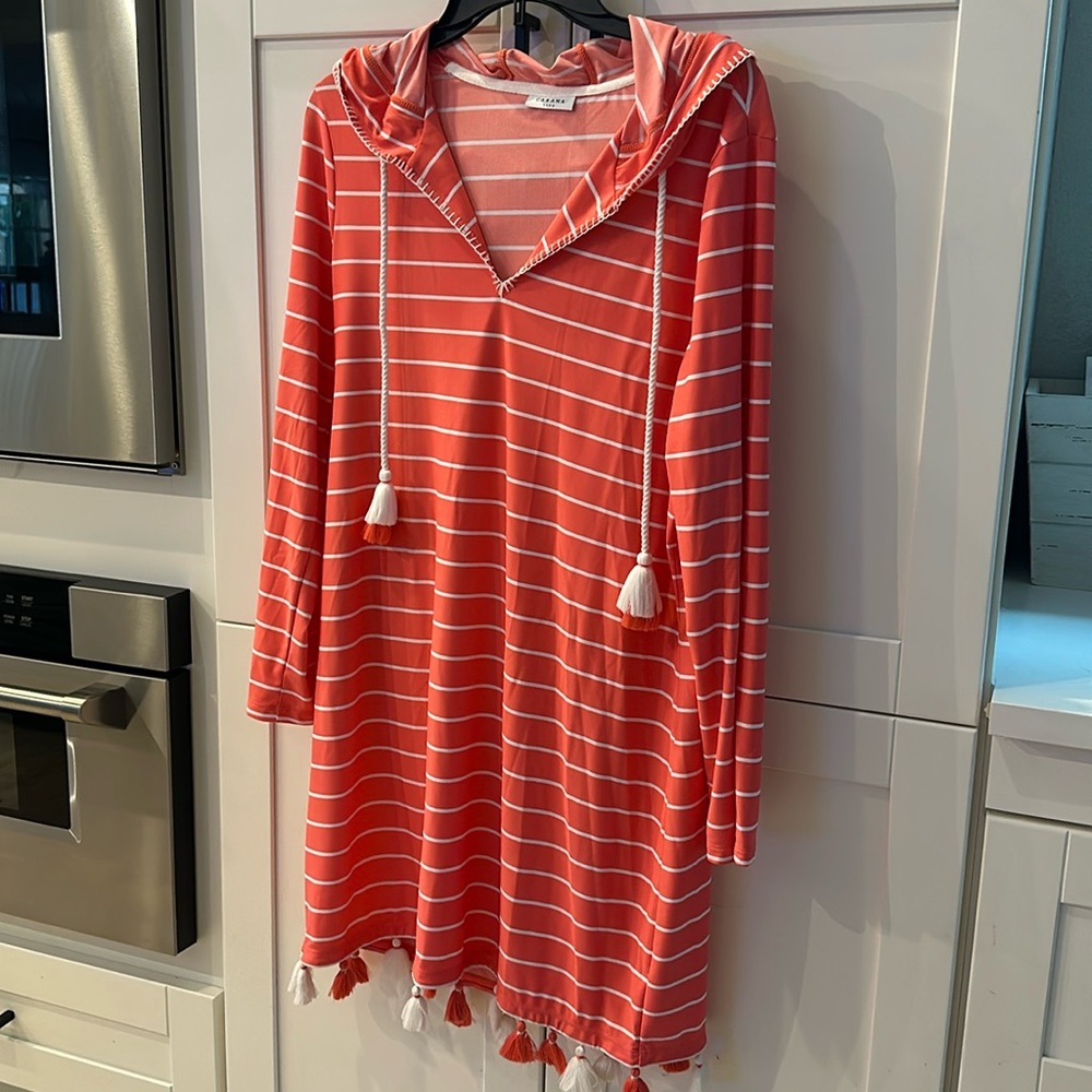 Cabana life new without tags hooded cover up/ dress